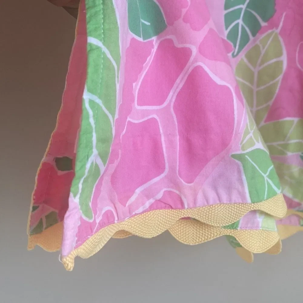Lilly Pulitzer Vintage Window Shopping Print Tunic Top S